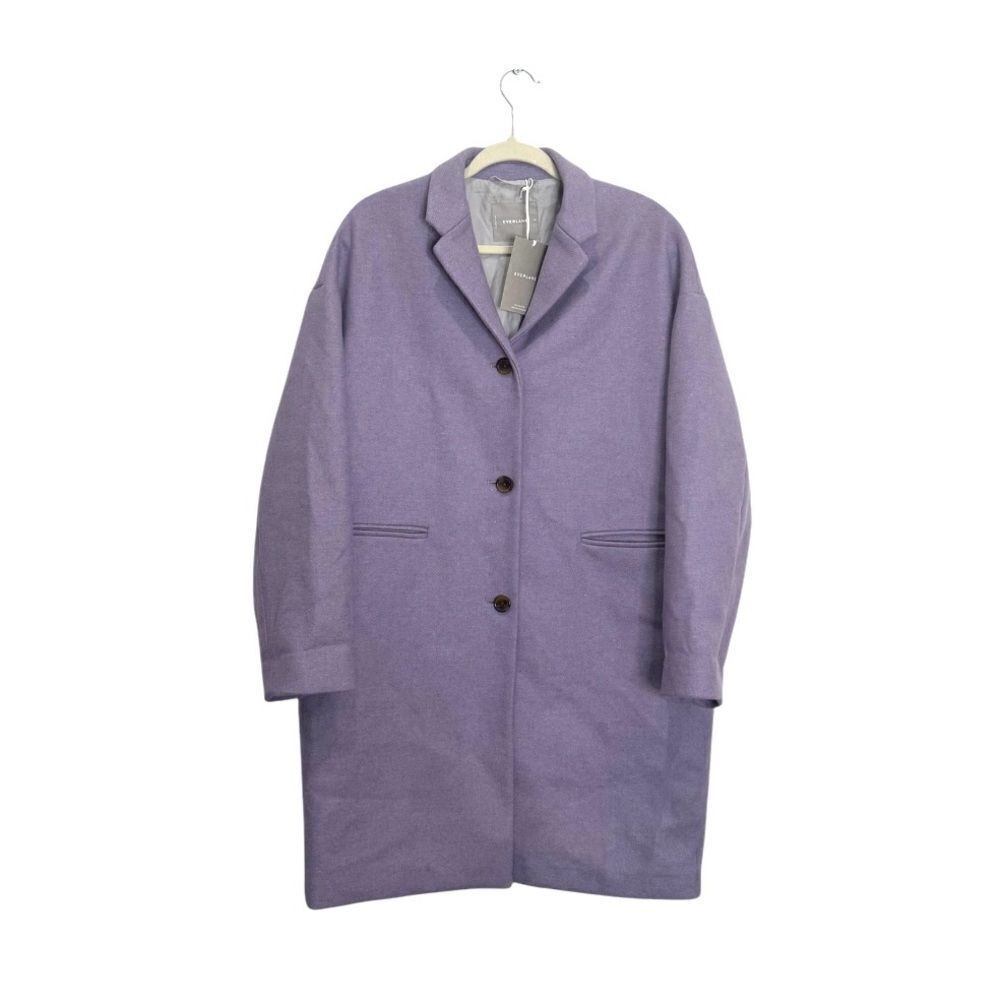 NWT Everlane Cocoon Wool blend Coat in Lavender / Purple - Picture 10 of 13